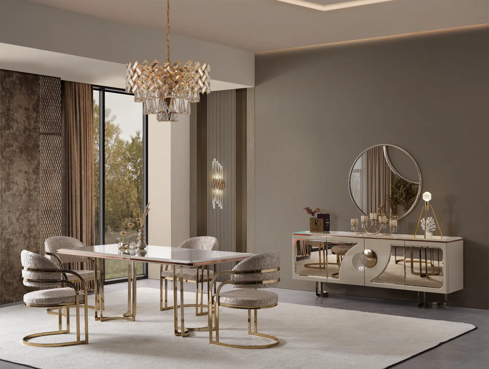 GUCCİ YEMEK ODASI TAKIMI